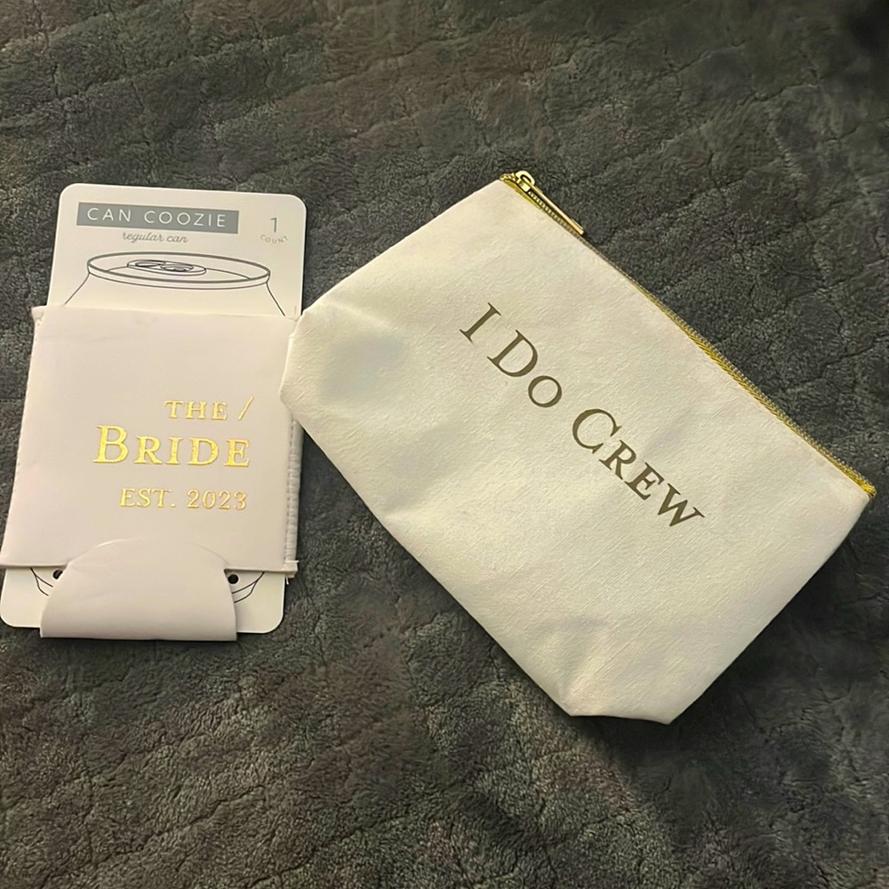 Bridal Pouch and Can holder